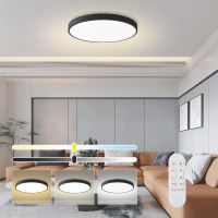 Immax NEO LITE SEMPLICI Smart Deckenleuchte Tuya WiFi BEACON, 80 cm, 96 W, 6912 lm, schwarz