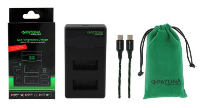 Charger Dual Canon LP-E17 +cable