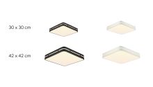 Immax NEO LITE PERFECTO Smart ceiling light square 30cm, 24W white Tuya Wi-Fi (8)