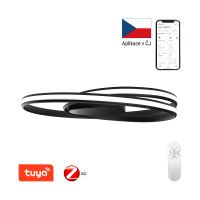 Immax NEO ROUND Smart ceiling light D70cm 35W black Zigbee 3.0 (5)