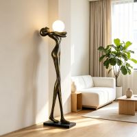 Immax SILUETTE Human WOMAN – 175 cm – Skulptur, Stehlampe, Bronze, Glasfaserverbundwerkstoff, 1xE27 (6)