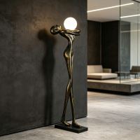 Immax SILUETTE Human WOMAN – 175 cm – Skulptur, Stehlampe, Bronze, Glasfaserverbundwerkstoff, 1xE27 (11)