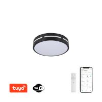 Immax NEO LITE PERFECTO Smart ceiling light D30cm, 24W black Tuya Wi-Fi (3)