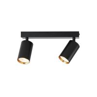 Immax PUNTO-2 spotlight black gold GU10 4,8W, RGB+CCT dimmable Zigbee