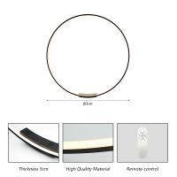 Immax NEO FINO wall +ceiling luminaire black 80cm 50W 3420lm Tuya Zigbee 3,0 with DO (6)