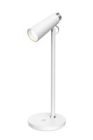 Immax TIT LED table lamp with Qi charging, white with silver elements (1)