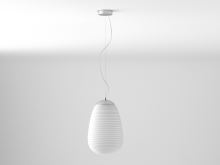 Immax NEO COCONO závěsný lustr bílé sklo 24x34cm včetně Smart zdroje E27 RGBW (2)