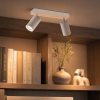 Immax PUNTO-2 ceiling wall spot light 2 heads GU10 white (4)