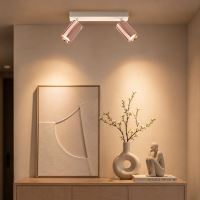 Immax PUNTO-2 ceiling wall spot light 2 heads GU10, copper/white (7)