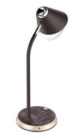 Immax FINCH LED table lamp with Qi charging brown +gold elements (5)