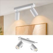 Immax PUNTO-2 ceiling wall spot light 2 heads GU10 white