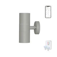 Immax NEO PARED Smart double outdoor spotlight, gray, 2x GU10 Zigbee 3.0 (6)