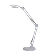 LED dimmbare Tischleuchte mit Vergrößerungsglas IMMAX ZOOM 12W/5V weiß