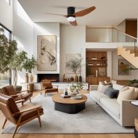 Immax NEO LITE VENTO SMART Deckenventilator 18W/26W/230V Tuya Wi-Fi schwarz/Holz + Fernbedienung (20)