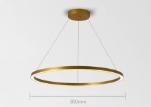 Immax NEO FINO Smart pendant light gold 80cm CCT 60W, Zigbee 3.0 (3)