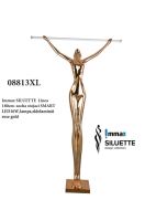 Immax SILUETTE Linea 180cm – SMART LED 16W floor-standing sculpture, lamp, fibreglass, rose gold (3)