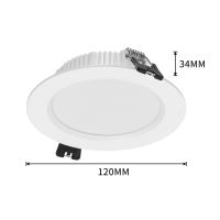 Immax NEO DOWN ceiling luminaire white 12cm 12W WIFI BEACON CCT dimmable