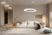 Immax NEO PASTEL SLIM Smart Hängeleuchte 95x7cm, 68W weiß Zigbee 3.0 (5)