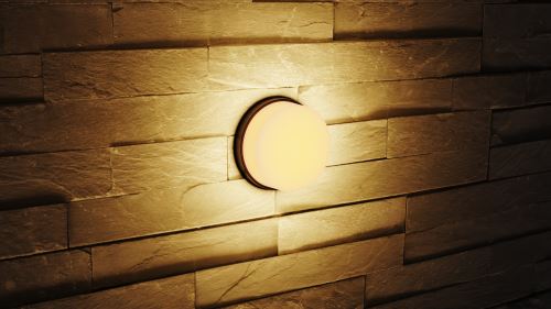 Immax LUXLINE Outdoor LED Wall and Ceiling Light, Round, 8W, 3000K, 240V, IP54, matt plastic (2)