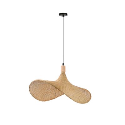 Immax BOHO SOMBRERO design pendant luminaire D70cm, E27 natural rattan