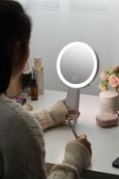 Immax SWEET Makeup LED cosmetic mirror, double-sided, 10x magnification, CCT, white (1)