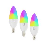 Immax NEO LITE set of 3xSmart LED bulb E14 4.8W RGB+CCT, dimmable, Zigbee