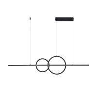 Immax NEO LITE RONDAS Smart pendant luminaire black 131cm 56W Tuya WiFi with BEACON support