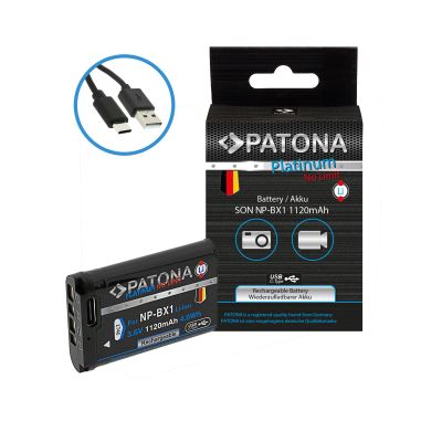 Sony NP-BX1 Akku, 1120 mAh, Li-Ion Platinum, USB-C-Aufladung