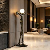 Immax SILUETTE Human WOMAN – 175 cm – sculpture, floor lamp, bronze, fibreglass, 1xE27 (7)