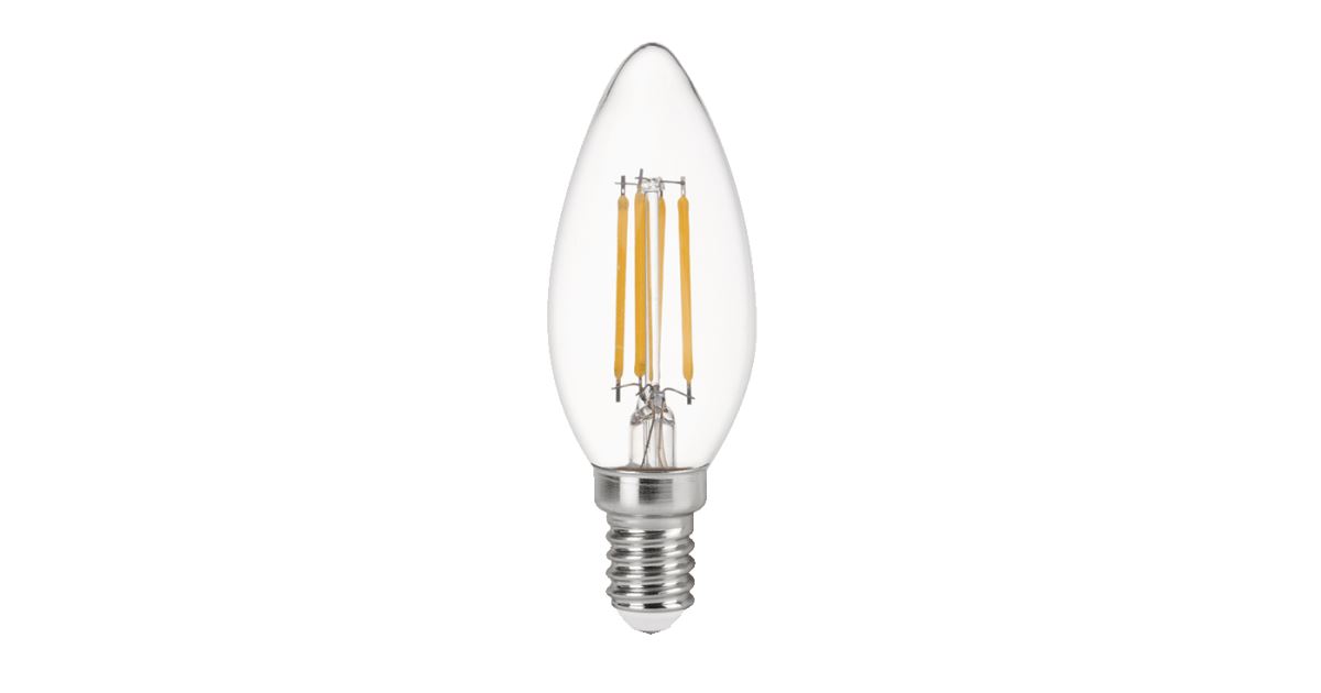 Smart filament bulb Immax NEO LED E14 C37 4W CCT 470lm dimmable, WiFi ...