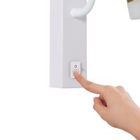 Immax GOAL design LED wall lamp with switch, 3W,138lm,4000K, WHITE+GOLD+ACRYL (2)