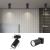 Immax NEO LITE PUNTO-1 Smart spotlight black GU10 6W, RGB+CCT WiFi BEACON
