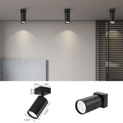 Immax NEO LITE PUNTO-1 Smart spotlight black GU10 6W, RGB+CCT WiFi BEACON