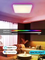 Immax NEO LITE TUDO Smart ceiling luminaire RGB backlight 40cm 50W Tuya WiFi black (10) (1)