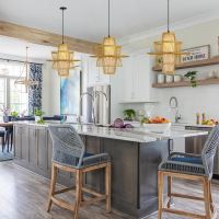 Immax BOHO PINCHOS design pendant luminaire, D45cm, E27 bamboo wood (7)