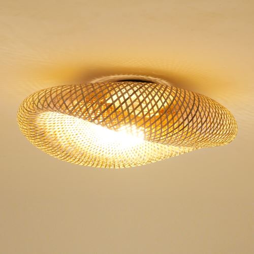 Immax BOHO HILO Design-Deckenleuchte, L80cm. E27, Bambus (4)