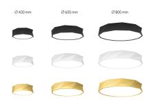 Immax NEO DIAMANTE Smart ceiling light 40cm 31W 1850lm gold Zigbee 3.0 (9)