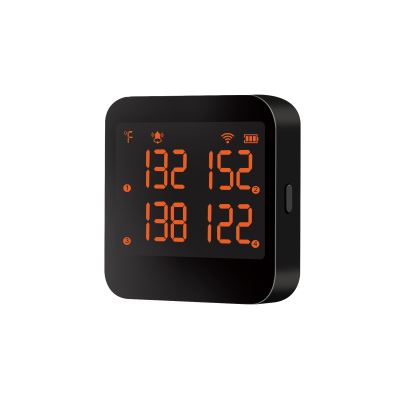 Immax NEO Smart Temperature Sensor with LCD, 4 External Sensors, BLE Immax NEO Smart Temperature Sensor with LCD, 4 External Sensors, BLE