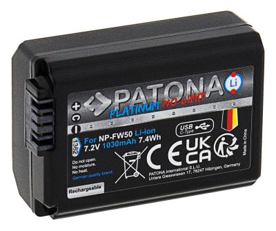 Aku Sony NP-FW50 1030mAh Li-Ion Platinum USB-C nabíjení