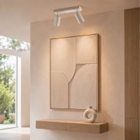 Immax PUNTO-2 ceiling wall spot light 2 heads GU10 white (8)