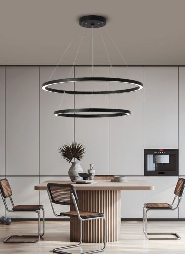 Immax NEO FINO Smart pendant light black 60+80cm CCT 93W, Zigbee 3.0 (16)
