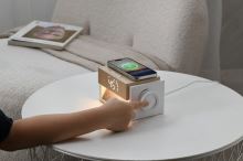 IMMAX DECENT LED alarm clock with wireless charging and white noise (4)