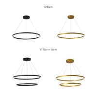 Immax NEO FINO Smart pendant light gold 80cm CCT 60W, Zigbee 3.0
