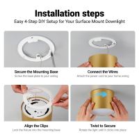 Immax NEO LITE RONDATES Smart Ceiling Light gold 16,5cm 2592lm Tuya WiFi with BEACON support (5)