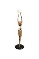 Immax SILUETTE Human WOMAN – 80 cm – Skulptur, Stehlampe, Glasfaserverbundwerkstoff, Roségold, 1xG9 (9)