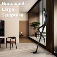 Immax SILUETTE Human RELAX 178 cm – Skulptur, Fiberglas, schwarz (5)