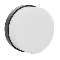 Immax LUXLINE Outdoor LED Wall and Ceiling Light, Round, 8W, 3000K, 240V, IP54, matt plastic (1)
