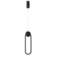 Immax NEO LITE OVALE Smart pendant luminaire black 40x12cm 22W Tuya WiFi with BEACON support