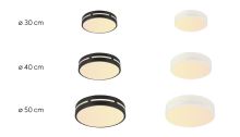 Immax NEO LITE PERFECTO Smart ceiling light D40cm, 24W black Tuya Wi-Fi (7)