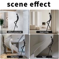 Immax SILUETTE Human RELAX 178 cm – Skulptur, Fiberglas, schwarz (3)